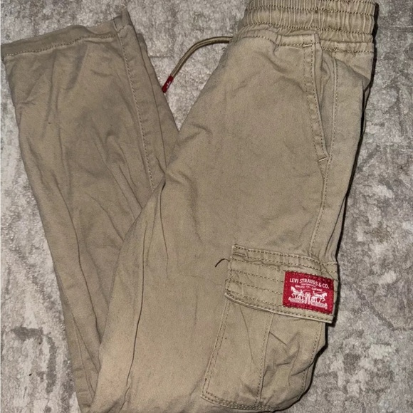 Levi's‎ Boys Cargo Pants Khaki size 7 - Picture 1 of 3
